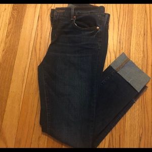 LOFT Modern straight raw cuff jeans - 6